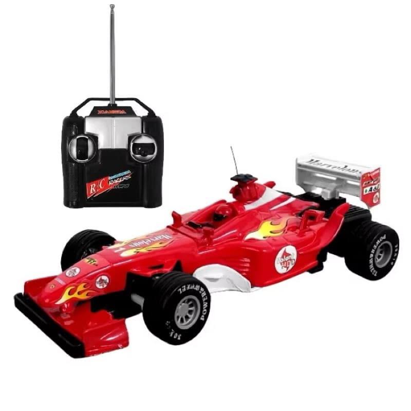 Carrinho Controle Remoto Fórmula 1 De Corrida F1 Grande - Brinquedo Infantil Rápido Com Controle Sem Fio Presente Menino