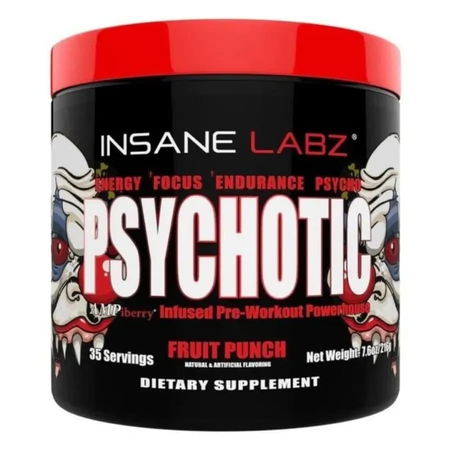 Psychotic Red 35 Porções Pré Treino Importado - Insane Labz