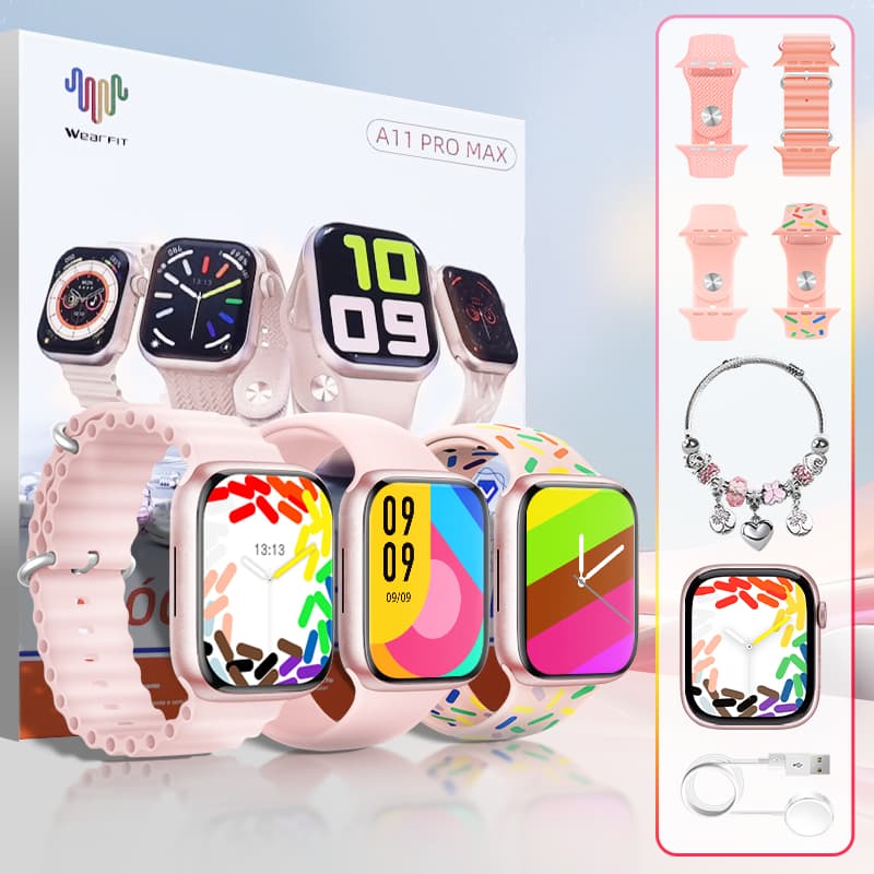 relógio Smartwatch feminino A11PROMAX relógio inteligente esporte Nfc Android iOS