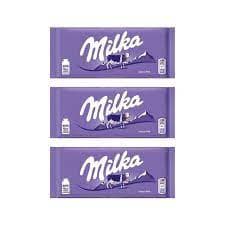 3 Chocolate Milka Alpine Milk - Ao Leite Importado