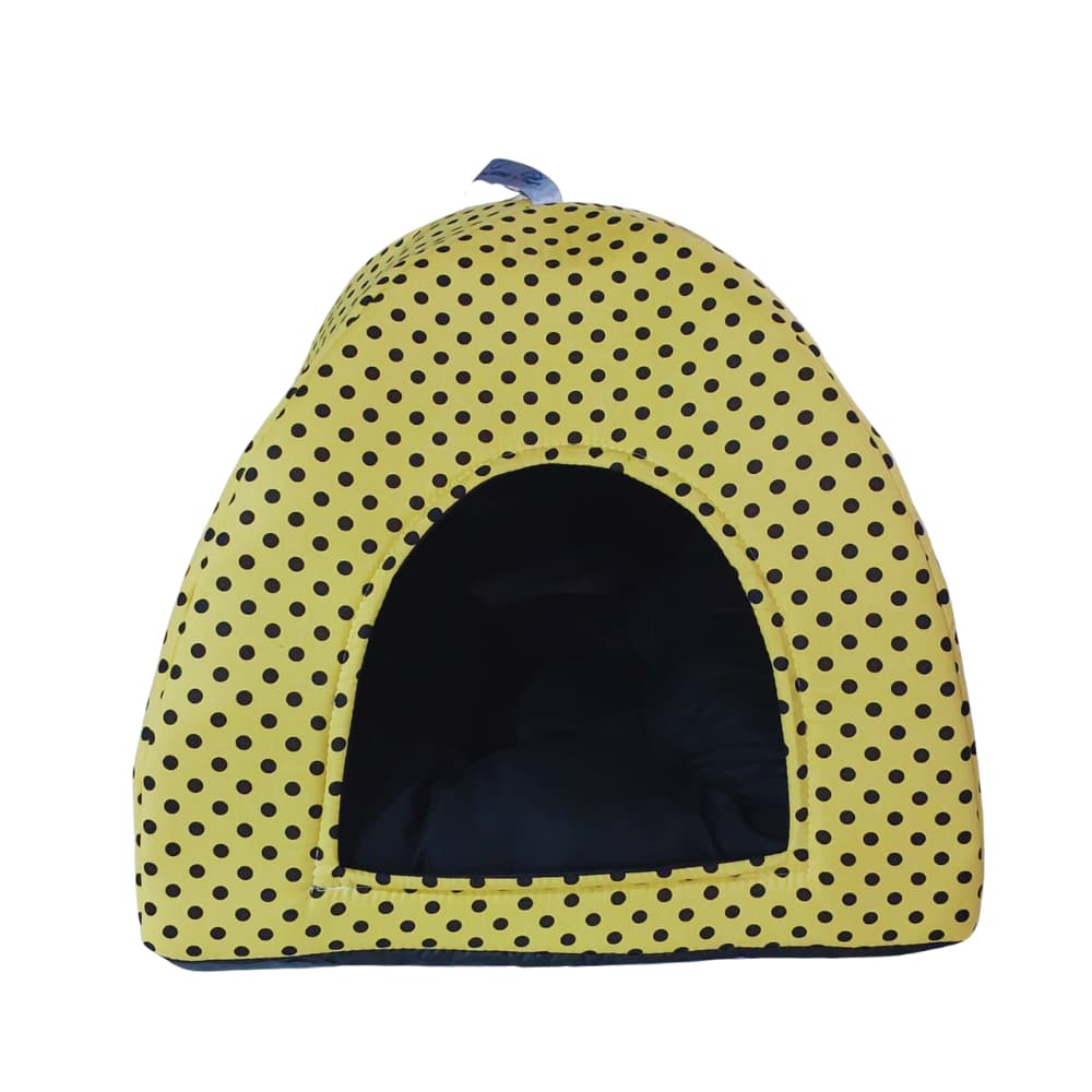 Cama Pet 2x1 Casinha Cabana Toca Iglu Almofada Cães Gato M
