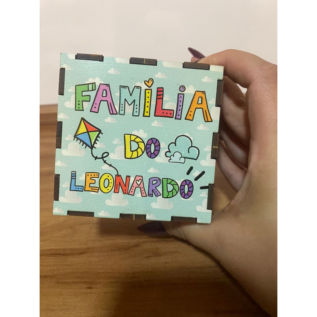 JOGO DA MEMORIA DEA FAMILIA EM MDF