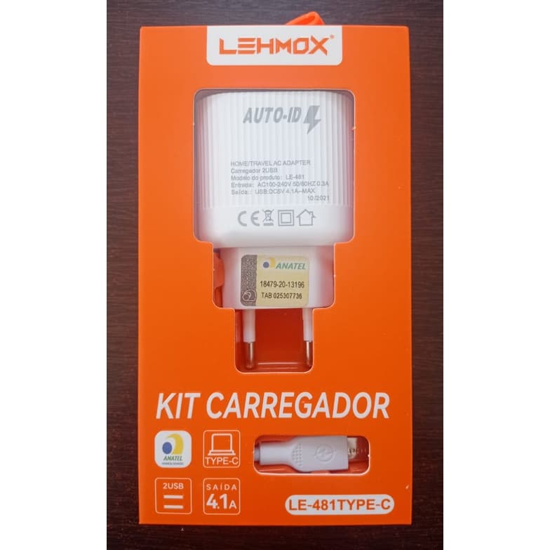 kit 5 Carregador LEHMOX TURBO 4.1A – CARREGADOR rápido