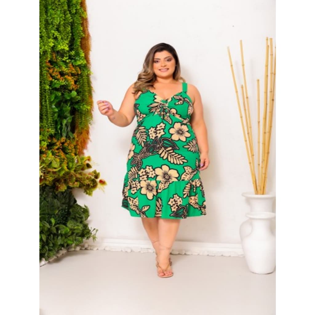 Vestido plus Size Estampado/ Vestido/Vescolinho/Plus Size
