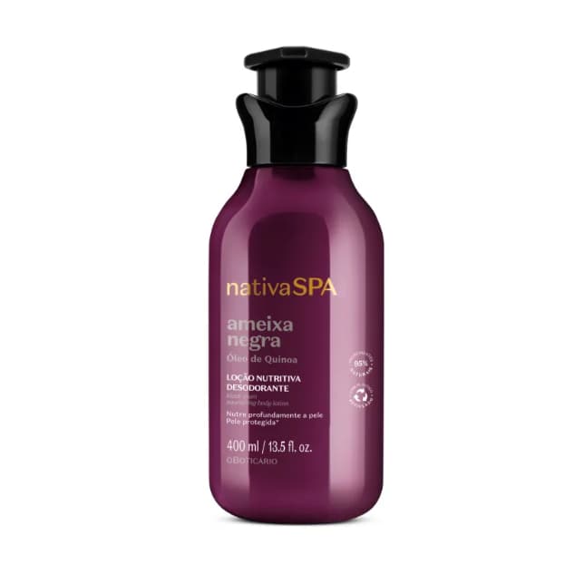 Creme Hidratante Corporal Ameixa Negra Nativa Spa Boticario 400ml