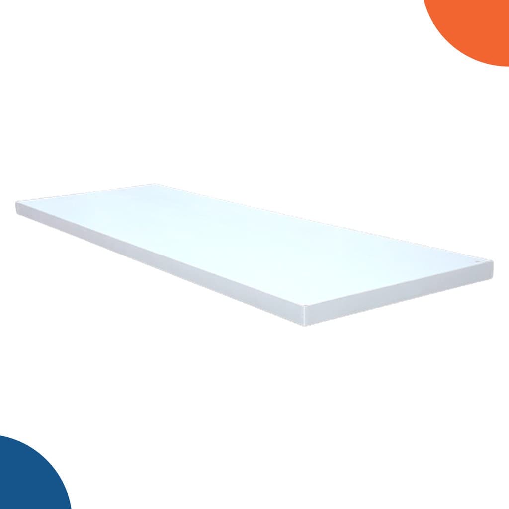 Prateleira em Madeira Branca de Parede 35x25 MDF com Suporte