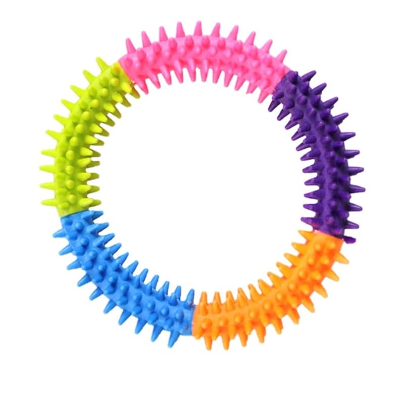 brinquedo para cachorro arco colorido grande