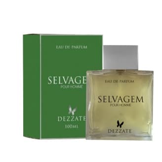 Perfume Masculino Selvagem Eau de Parfum 100ml Dezzate Essencia Importada  (Sauvage)