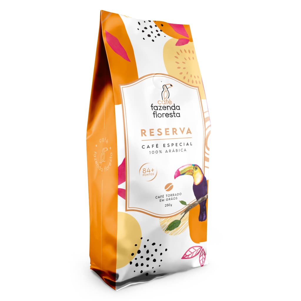 Café Fazenda Floresta Especial Reserva Torrado em Grãos 250g