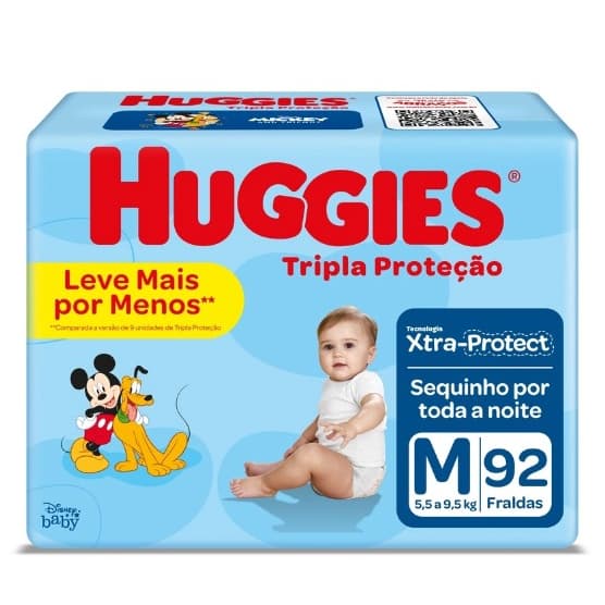 FRALDA INF HUGGIES HIPER M C/92