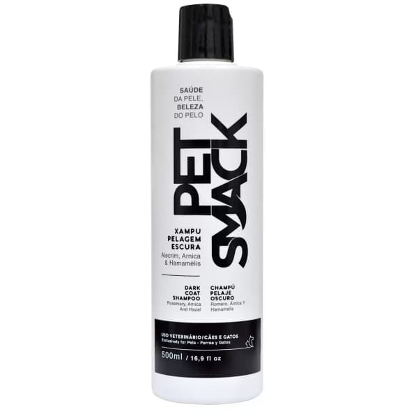 Pet Smack Shampoo Pelagem Escura 500ml para Cães e Gatos Centagro