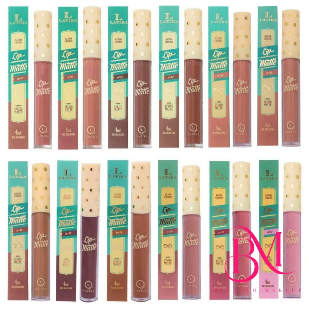 Latika Lip Matte Batom Líquido Matte Alta Fixação
