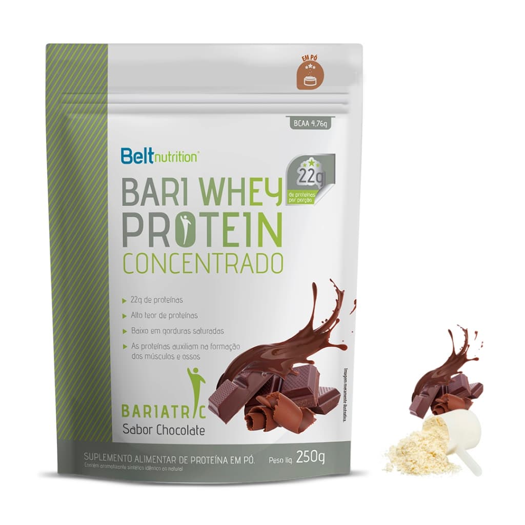 Belt Bari Whey Protein Concentrado Sabor Chocolate 250g