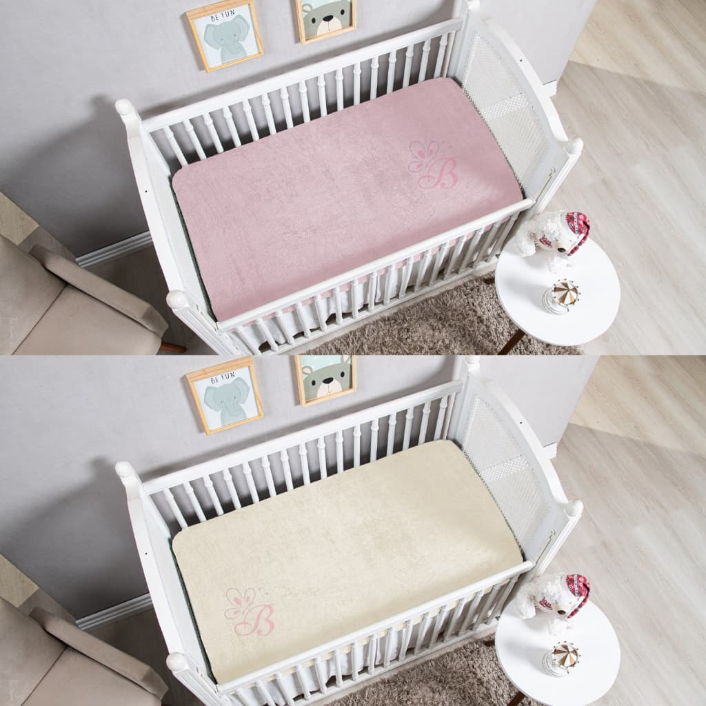 Kit 2 Lençóis Para Berço Americano De Plush Avulso C/Elástico