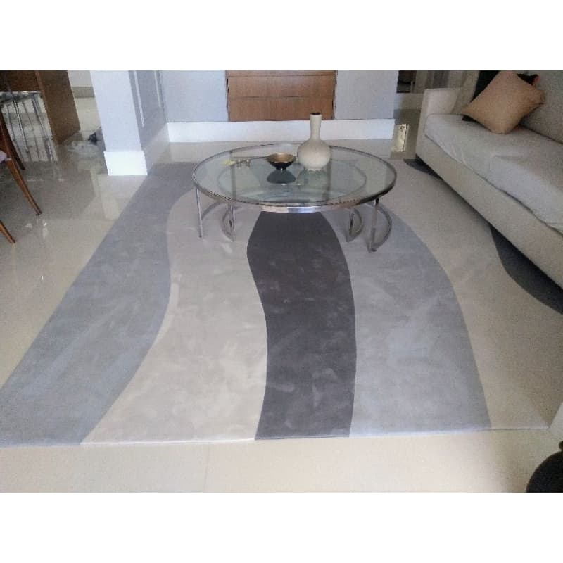 tapete sala/quarto tecido veludo personalizado, artesanal  medida 2,00x1,5  base antiderrapante