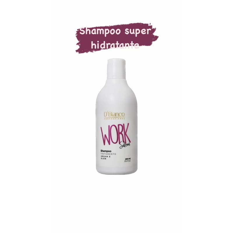O Shampoo Work Salone D'Bianco 300ml Hidratante