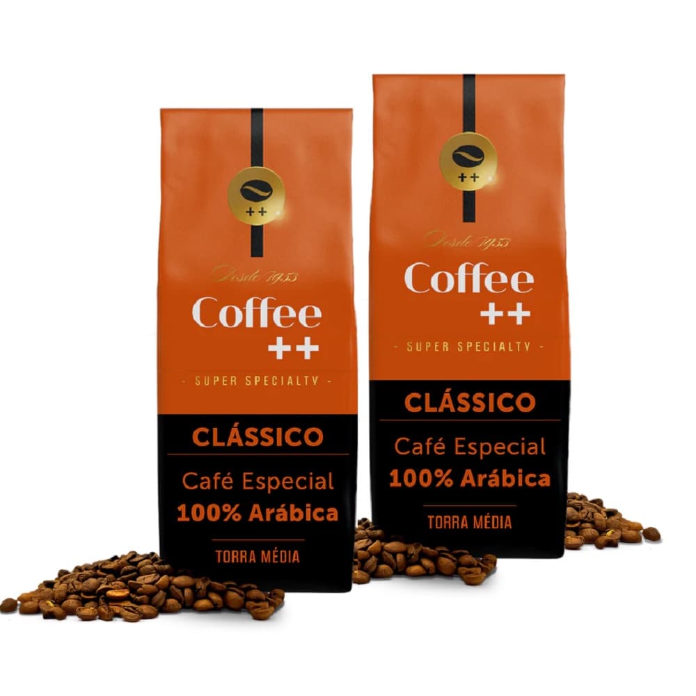 Kit 2 unidades Café Especial em Grãos Clássico  Coffee Mais 100% Arábica 2x 250g