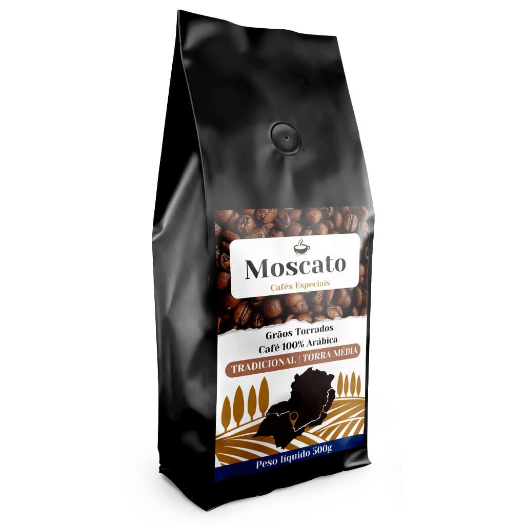 Café em Grãos Arábica Gourmet Tradicional 500g/ Torra Média