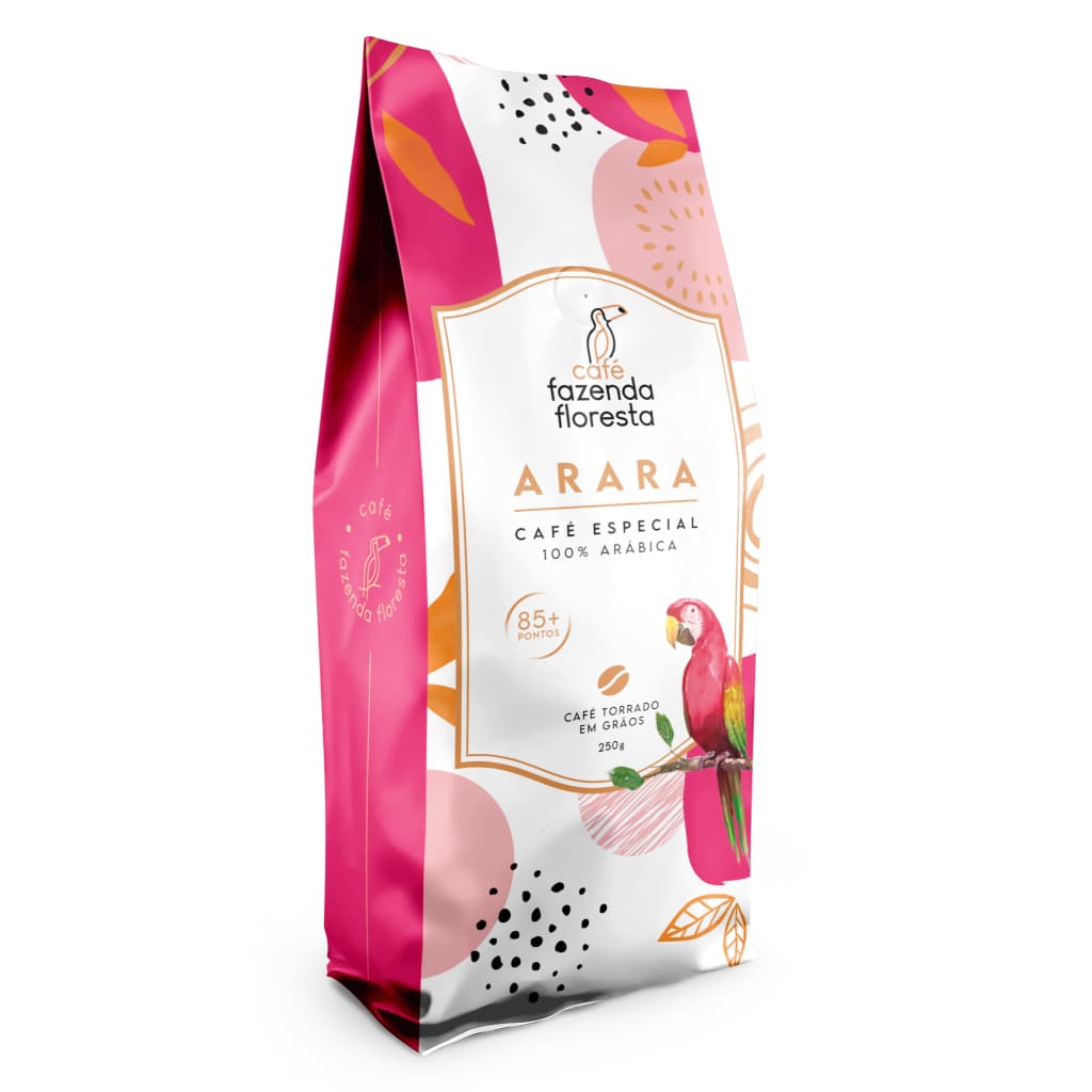 Café Fazenda Floresta Especial Arara Torrado em Grãos 250g