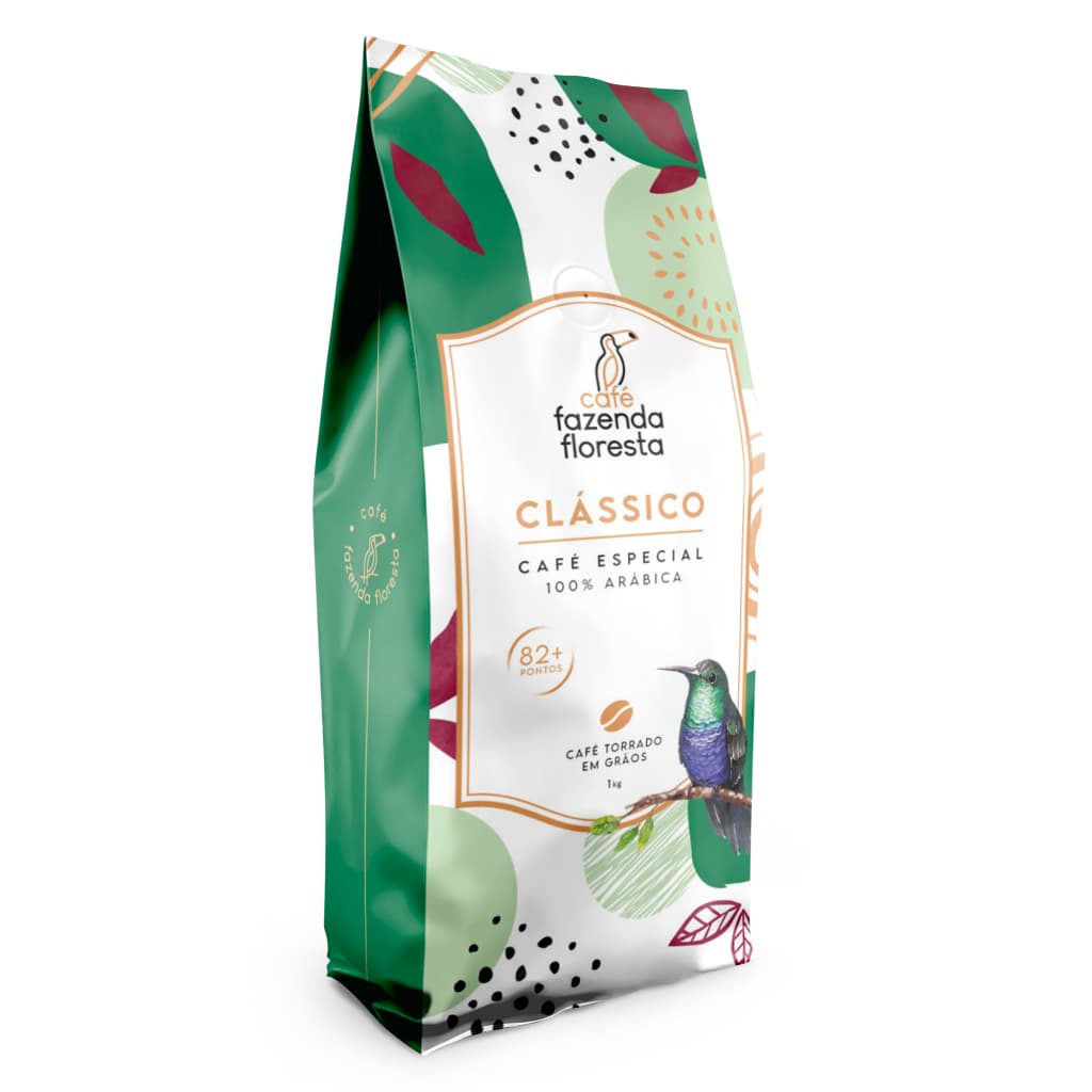 Café Fazenda Floresta Especial Clássico Torrado em Grãos 1kg