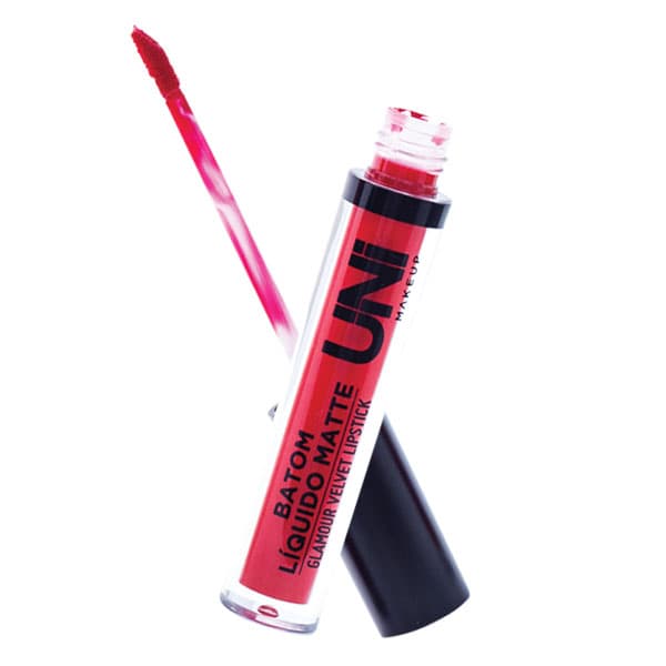 Batom Líquido Matte Glamour Velvet Lipstick UniMakeup