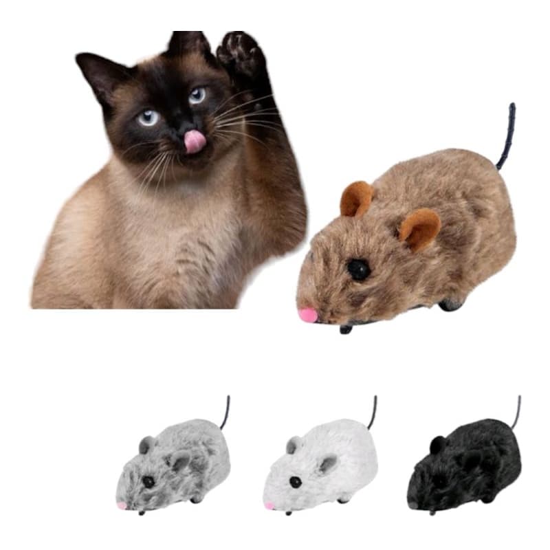 Rato a corda ratinho a fricção de brinquedo anti stress gato