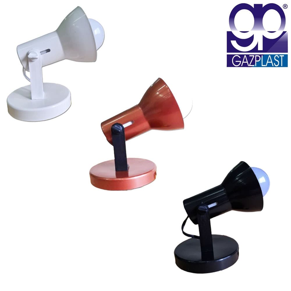 GAZPLAST - LUMINARIA SPOT PREMIUM CORNETA 1 LAMPADA DIRECIONAVEL - PLASTICO BIVOLT
