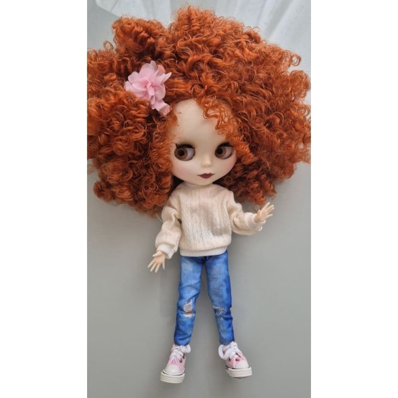 Boneca Blythe BDJ 30 cm Ruiva Cacheada Articulada  Boneca da Moda