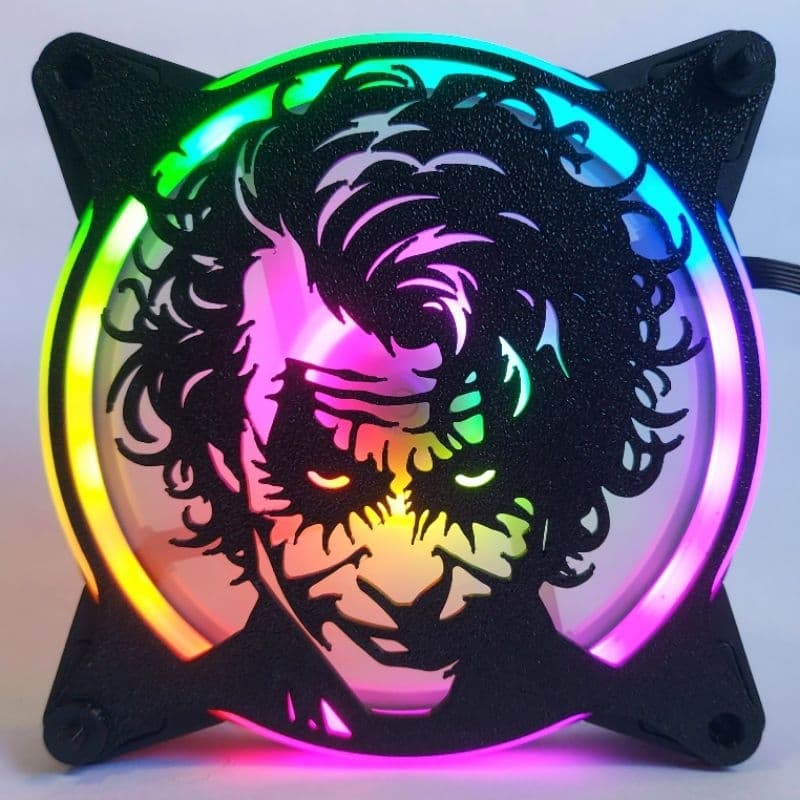 GRADE GRELHA GRILL PREMIUM P/ COOLER FAN  120 X 120MM CORINGA JOKER BATMAN DC PC SETUP GAMER