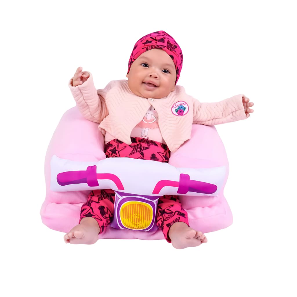 Assento De Bebê Sofazinho Cadeirinha Poltrona Infantil Estofada Motinha Masculina e Feminina