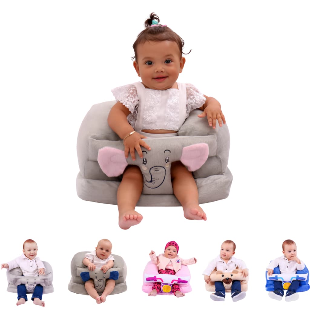 Assento De Bebê Cadeirinha Apoio Estofada Confortável Infantil
