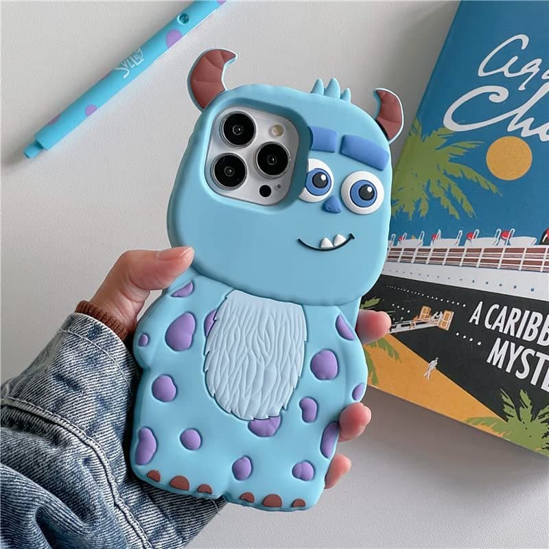 Capa Capinha Mostro Sulley S.a De Silicone Para iPhone 11, 12, 13, 14, 15 PRO e PROMAX
