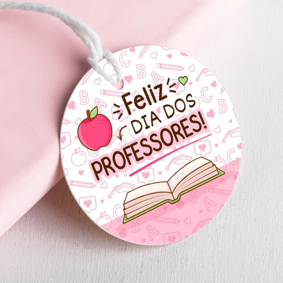 Tags de agradecimento Dia dos Professores Mestre Professor escolar escola diversas artes