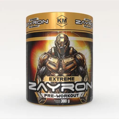 Pré-treino Extreme Zayron em Pó 300g