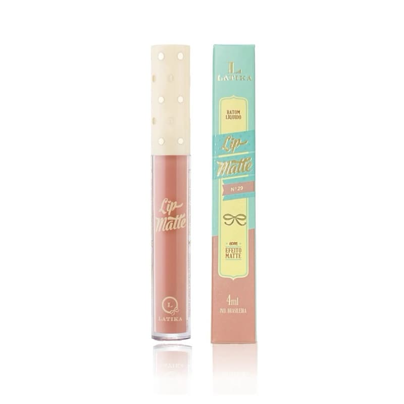 Batom Líquido Latika Lip Matte Nude Nº29