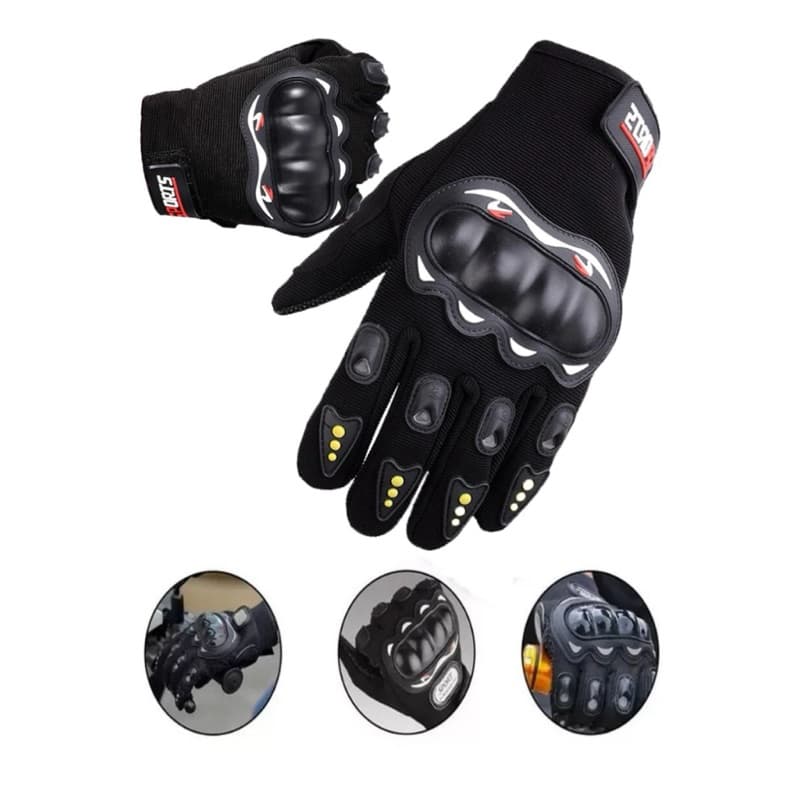Luva Moto Luva Motoqueiro Esportiva Touch Screen Proteção Anti Impacto Moto Bike Ciclismo