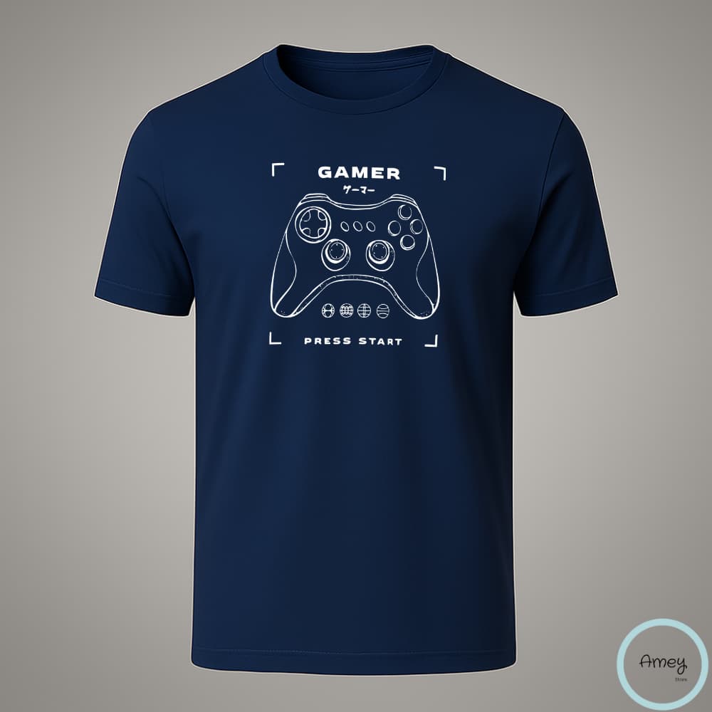 Camiseta Geek Gamer Masculina Xbox Controle Videogame em Algodão Confortável