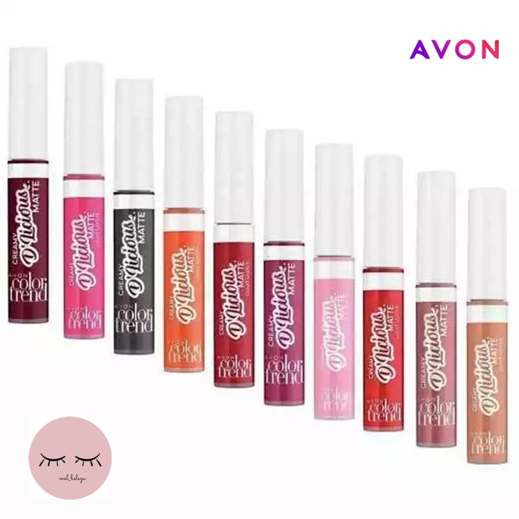Batom Avon Líquido Color Trend Creamy D'Licious Matte 4ml - Escolha Sua Cor