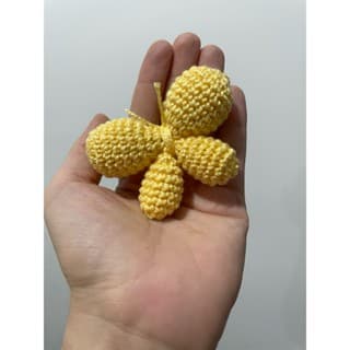Kit 4 Borboletas em Amigurumi Crochê