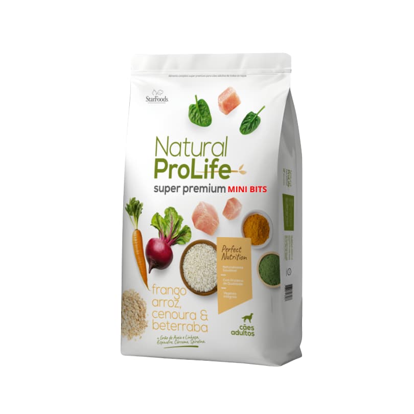 Ração Natural Pro Life Cães Raças Pequenas Super Premium 15 kg