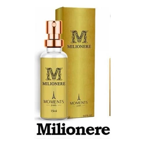 Perfume Moments Paris Milionere 15ml | Inspiração Importado Masculino Fixação Duradoura Elegante