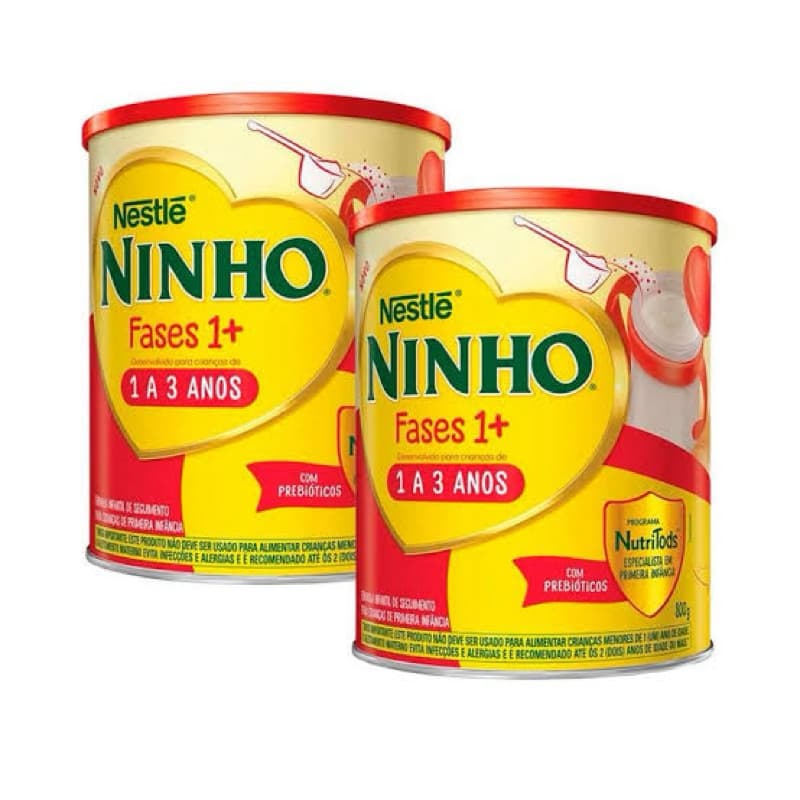 Kit 2 Fórmulas Infantis Ninho Fases Primeira Infância 800g cada