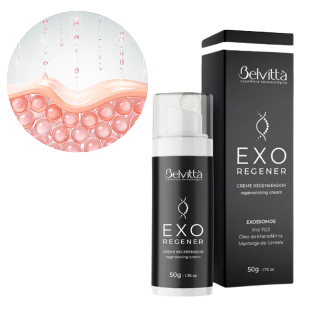 Creme Facial Anti-Idade Belvittà Exo Regener 50g Uso Diário