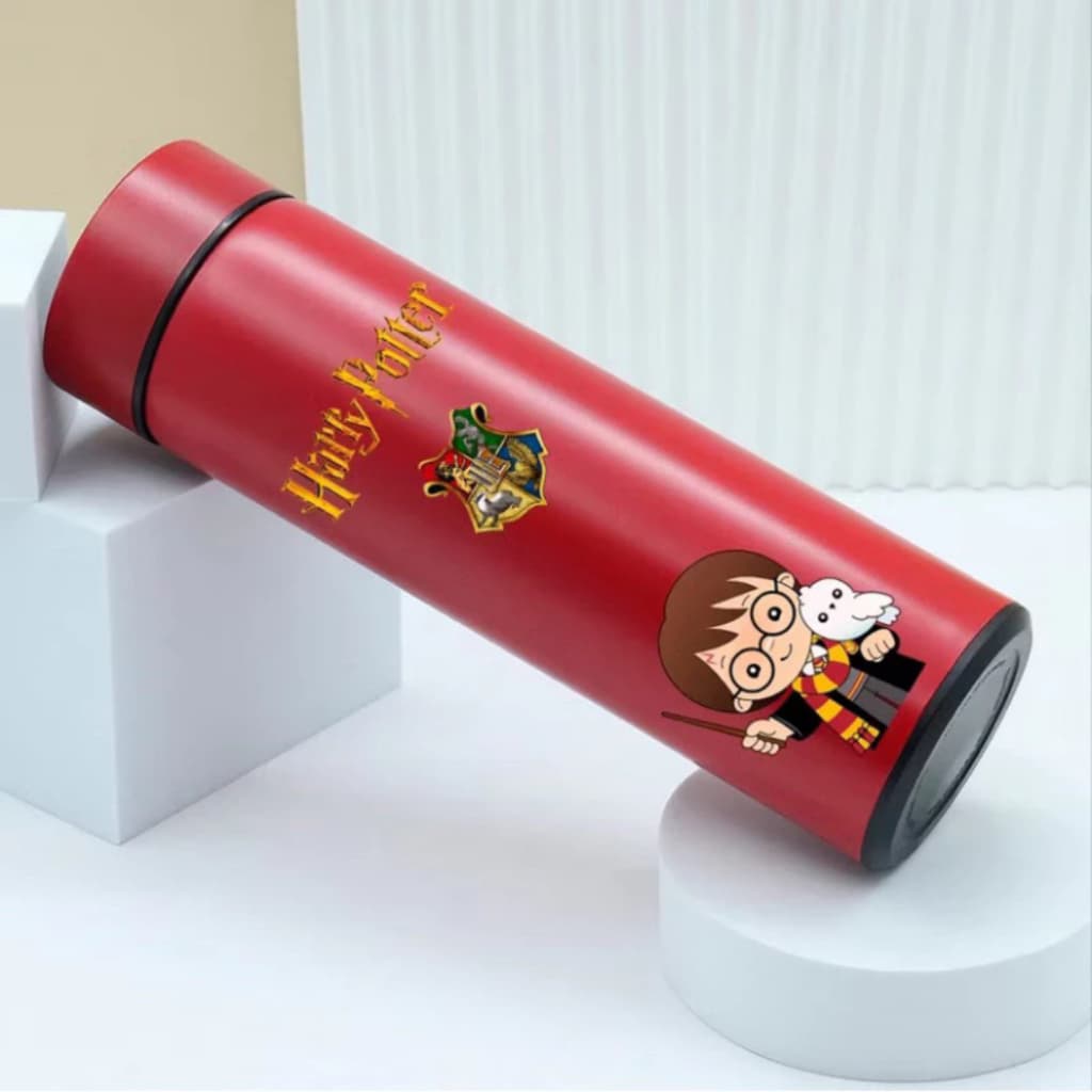 Garrafa Térmica Harry Potter 500ml com Termômetro Digital Inteligente – Envio Imediato Garantido