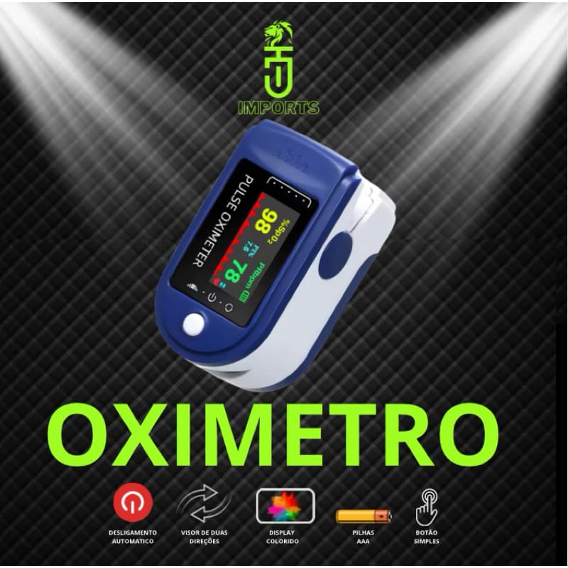 Oxímetro De Pulso De Dedo Digital Clipe SpO2 Monitor De Frequência Cardíaca Medidor De Saturação De Oxigênio No Sangue