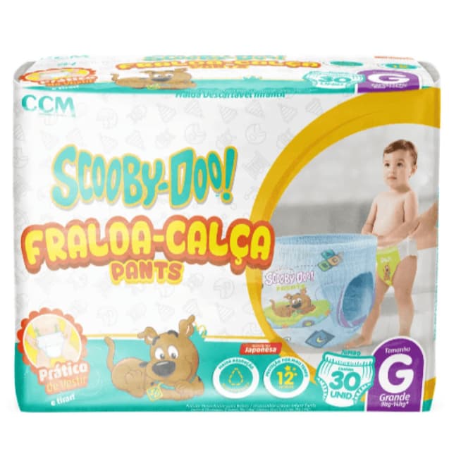 Fralda Calça Scooby-Doo Jumbo - CCM