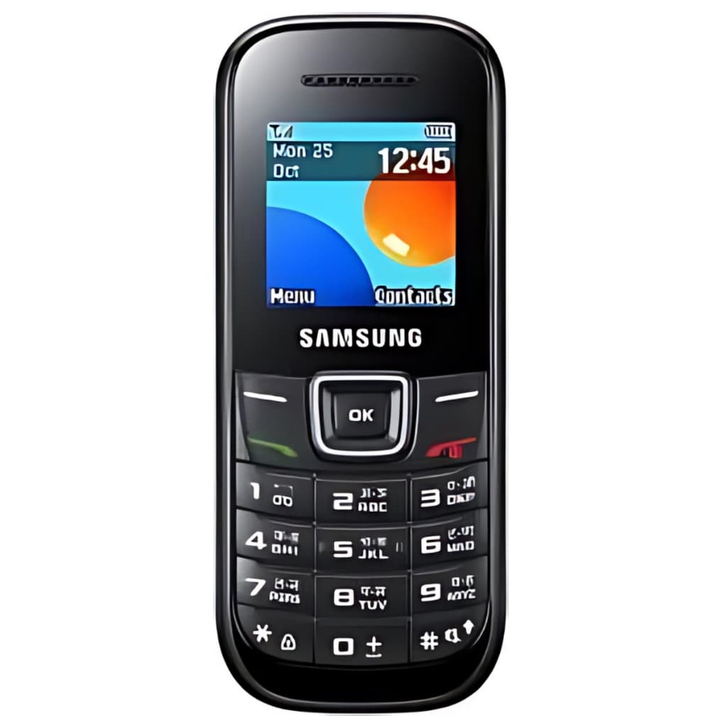 Samsung B110E 3G Celular Básico Fácil de Usar Dual Chip Bateria Longa Perfeito para Idosos