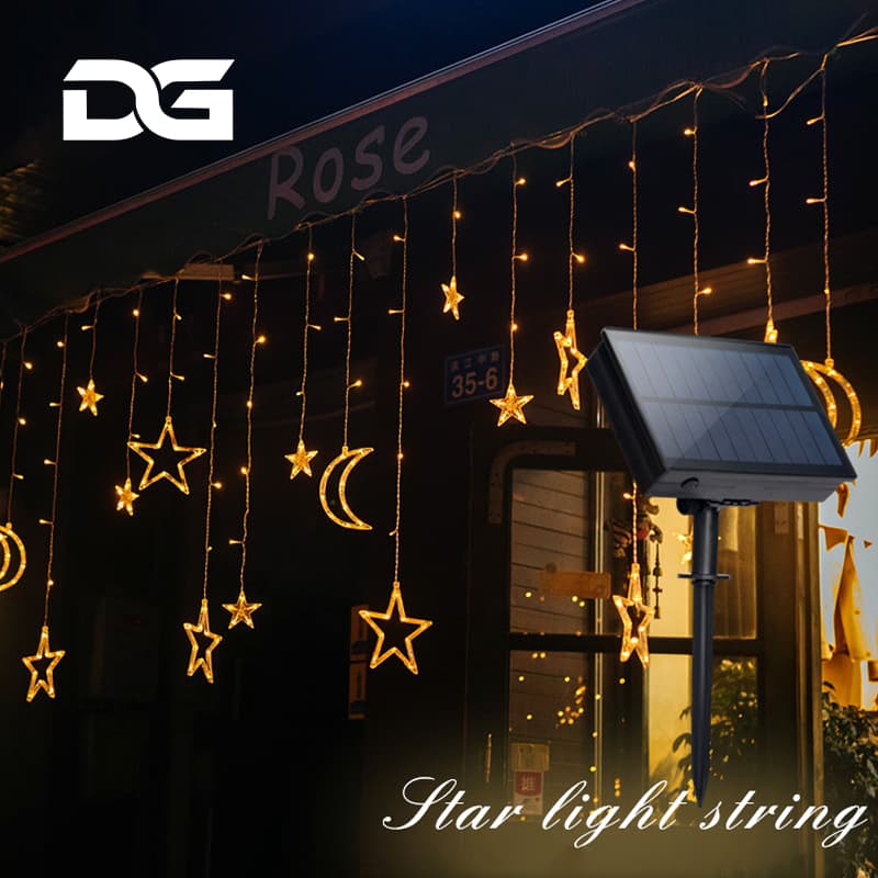 Luminária Cordão Fio De Luz Decoração Cascata Pisca-Pisca Led 110V De Cobre 3,5m Decoração Natal O1
