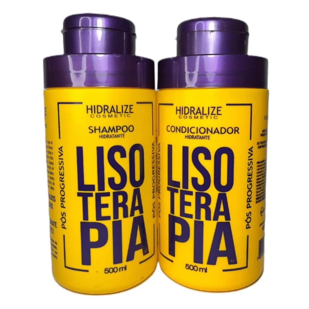 Shampoo Condicionador Lisoterapia Hidratante Pós Quimica Hidralize - Envio Imediato