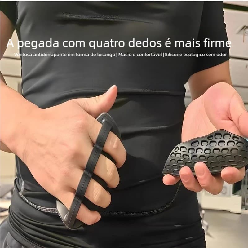 Protetor de Pegada Antiderrapante: Luva para Musculação MAXGRIP para Halteres e Barras